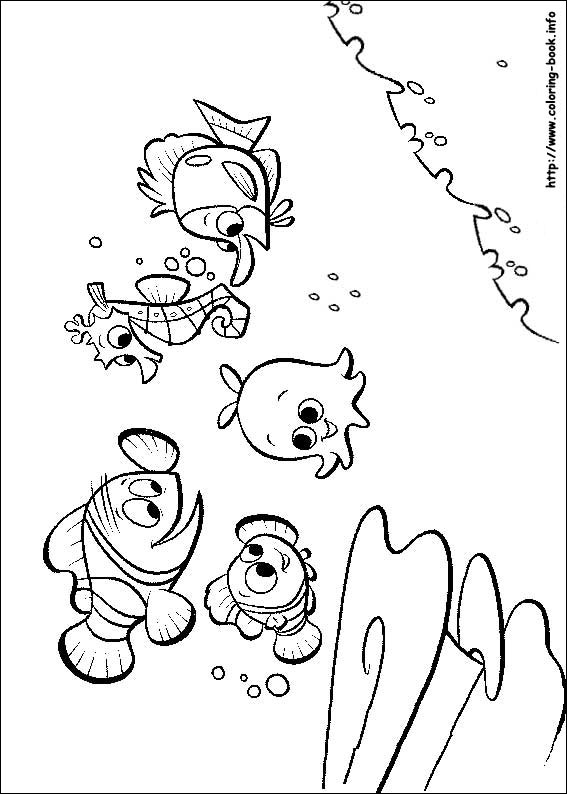 Finding Nemo coloring picture